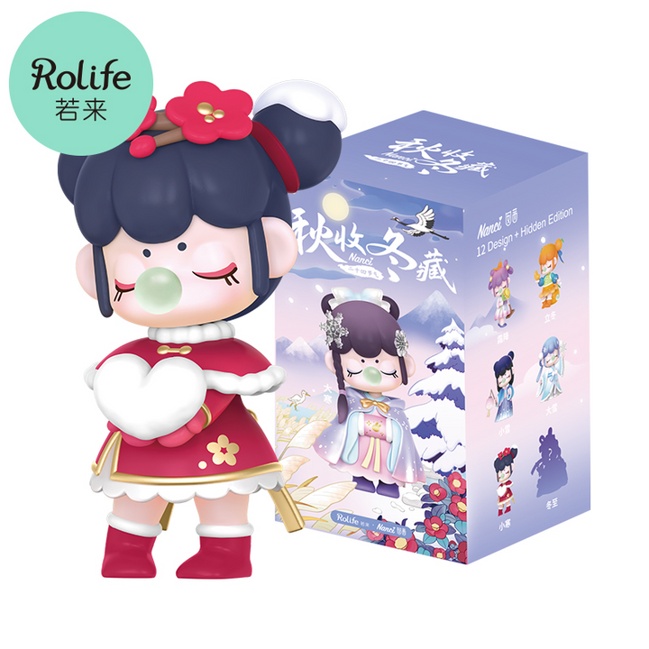 Robotime Rolife Nanci 24 Solar Terms Blind Box Action Figures Doll Toys Surprise Box Lady Toys For Children Friends Whole Set