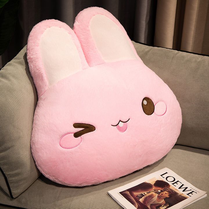 Warm Hand Rabbit Pillow Plush Toy