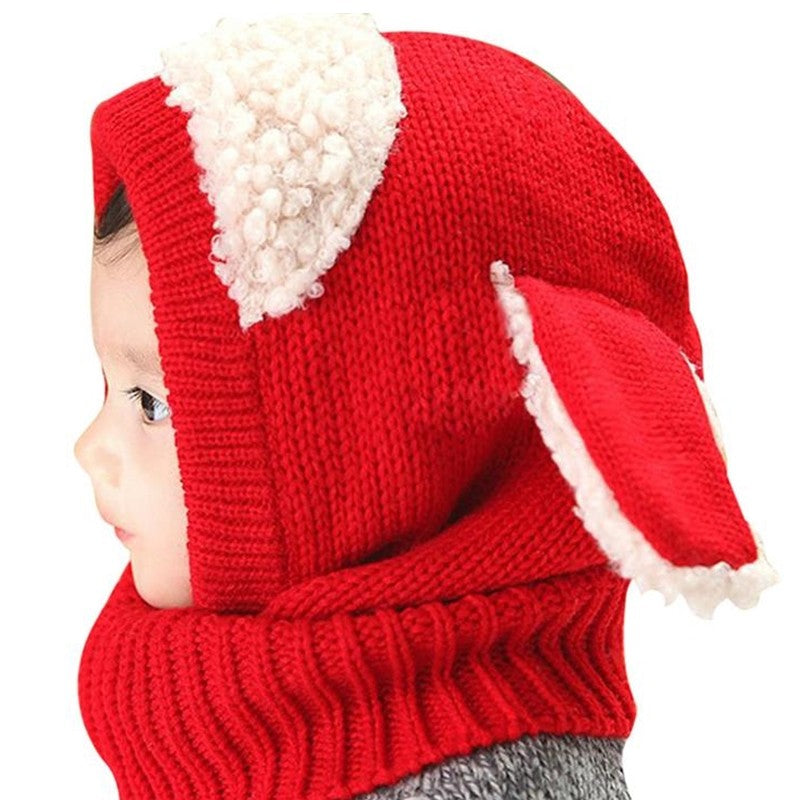 Cute Baby Wool Long Ears Hat