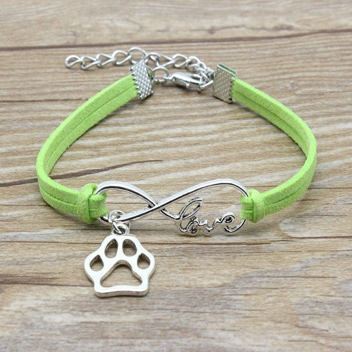 Jewelry Simple Style Hand-woven Infinite Love Pet Bracelet
