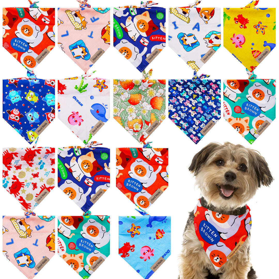 Cute Cartoon Pet Bandana