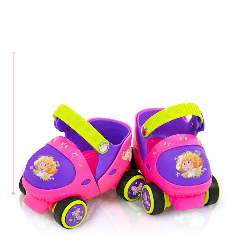 Baby Skates, Adjustable For Beginners, Roller Skates Set, Kids Skates, Girls