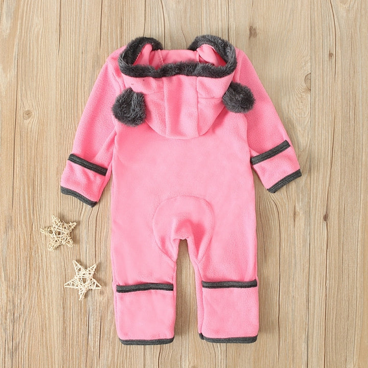 Newborn Mini Denim Cartoon Romper