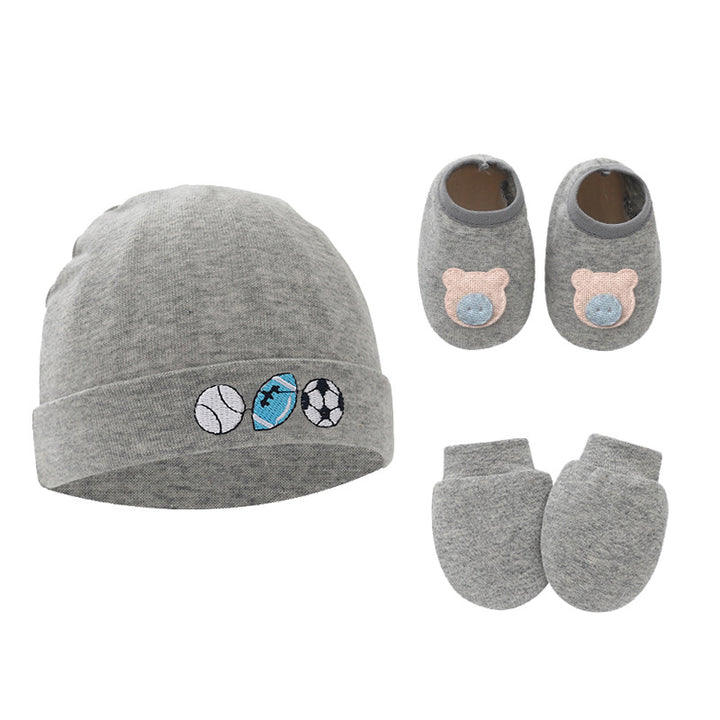 Baby Beanie with Socks Set