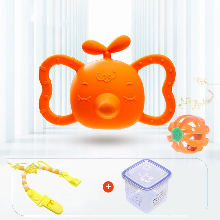Baby Silicone Teether Rattle