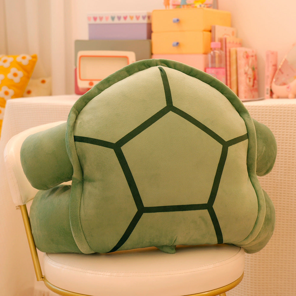 Cartoon Cute Turtle Shell Throwing Pillow Cushion Plush Toy