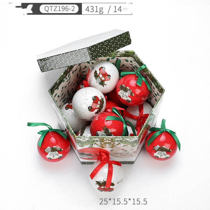 Christmas Gift Box With Christmas Tree Decoration Pendant