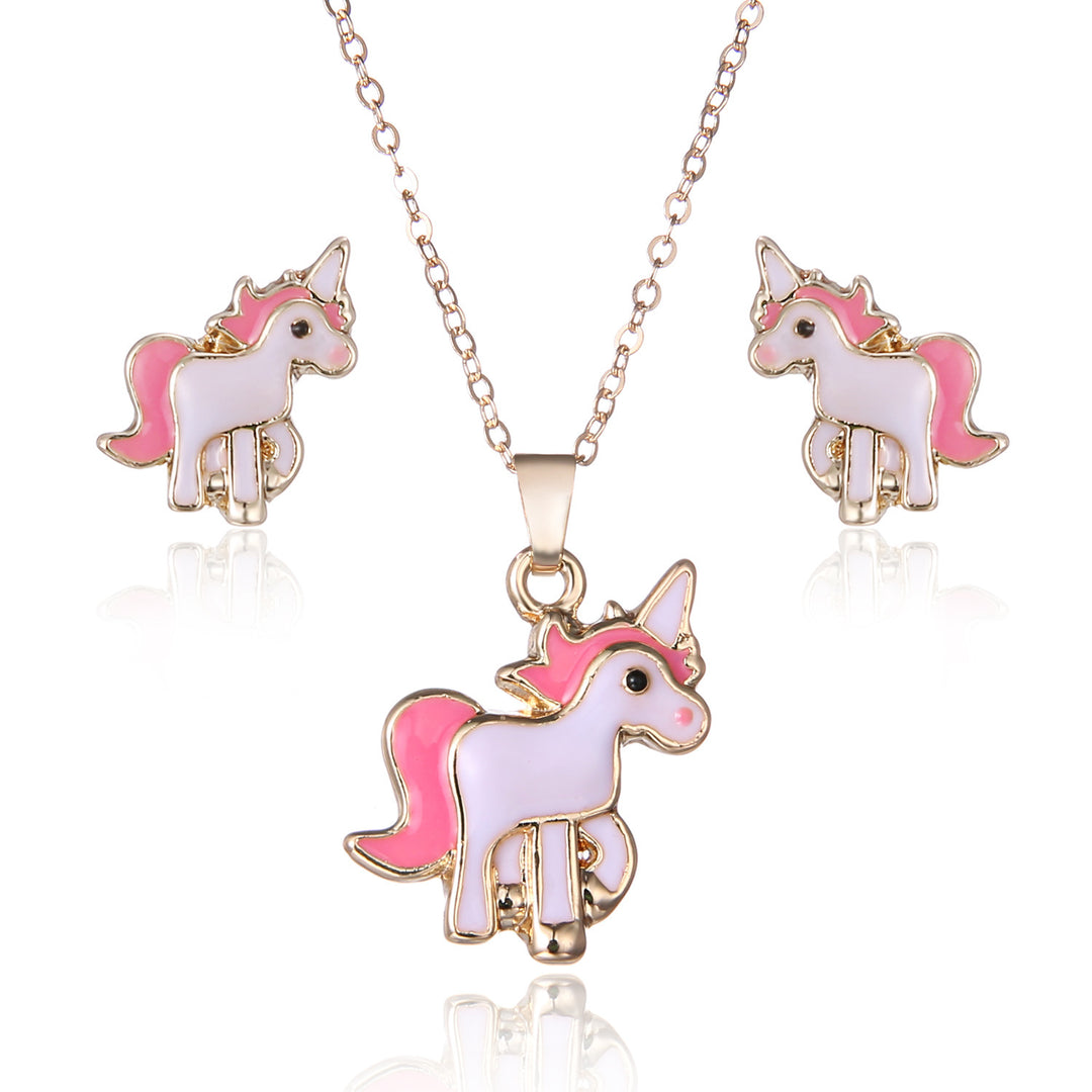 Alloy pony jewelry set