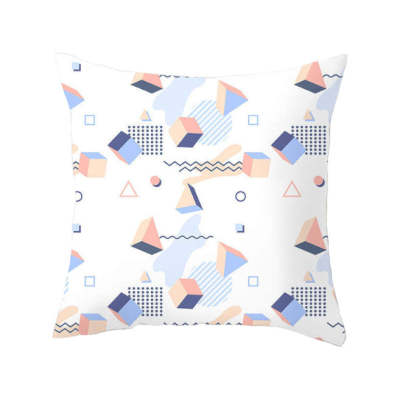 Nordic Style Pillow Cover With Customized Super Soft Short Plush Fabric