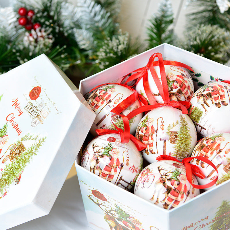 Christmas Gift Box With Christmas Tree Decoration Pendant