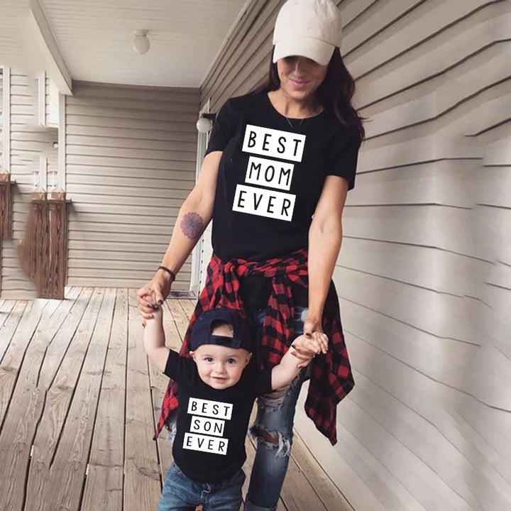 Mother & Son Matching Best T-Shirt