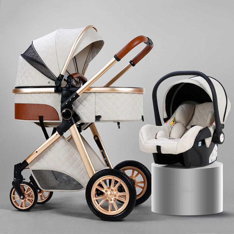 Spacious Baby Stroller Can Sit And Lie Down