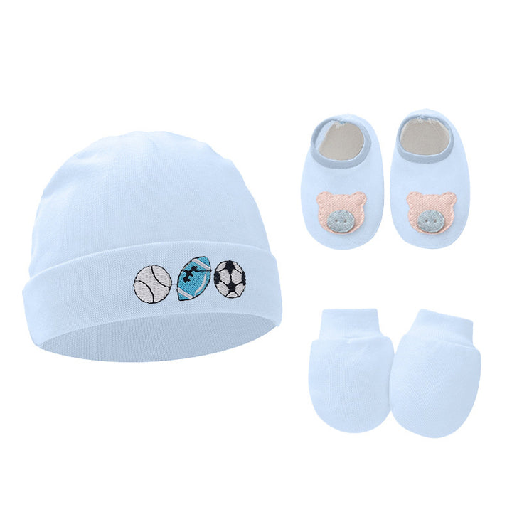 Baby Beanie with Socks Set