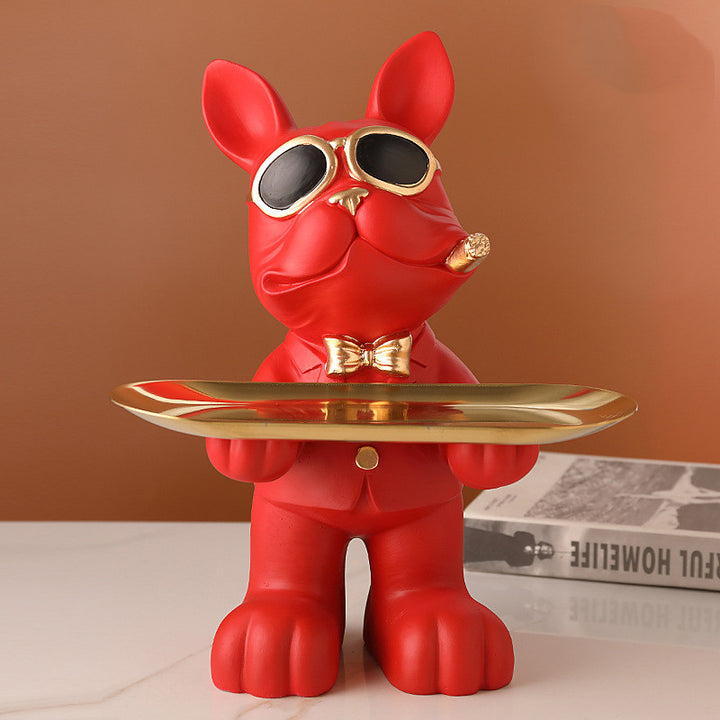 Dog Storage Ornaments Enter The Door And Put The Key Tray