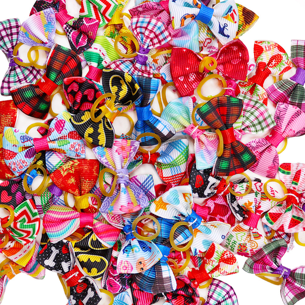 Pet Fun Colors Plaid Bows