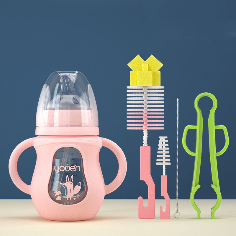 Baby Water Bottle with Silicone Straw