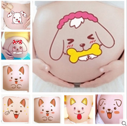 Belly Smile Stickers