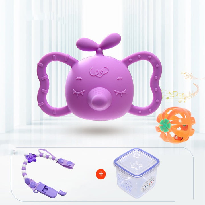 Baby Silicone Teether Rattle