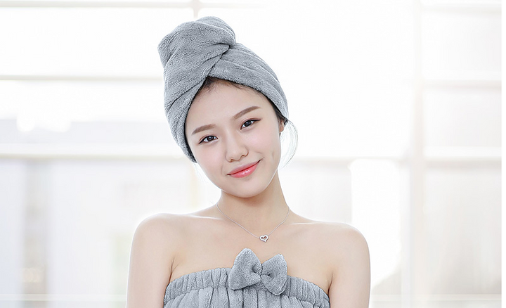 Female cute speed hair towel towel turban