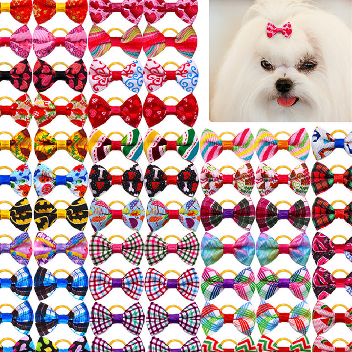 Pet Fun Colors Plaid Bows