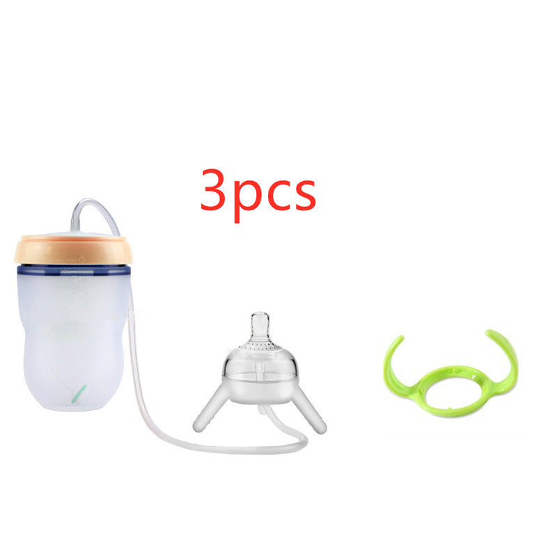 Feeding Bottle Kids Cup Children Training Silicone Sippy