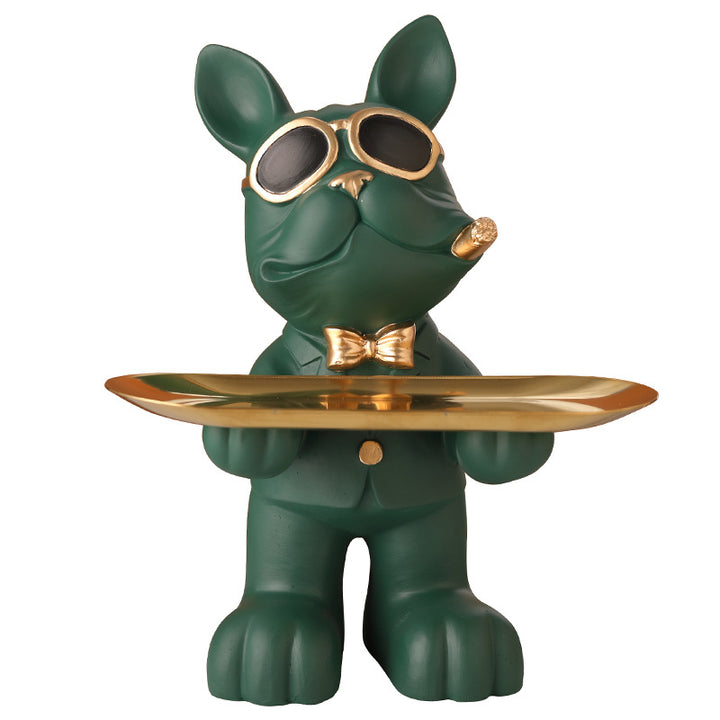Dog Storage Ornaments Enter The Door And Put The Key Tray