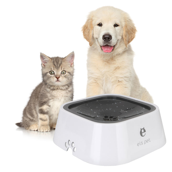 1.5L Cat & Dog Anti-Overflow Water Bowl