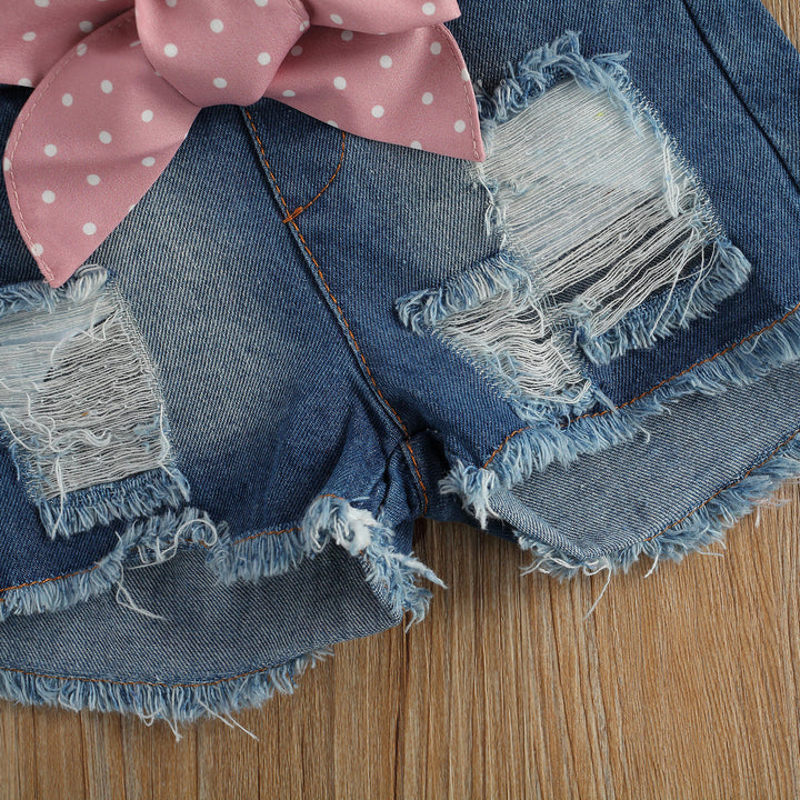 Girls Ice Cream Short Sleeve T-shirt + Pant Set