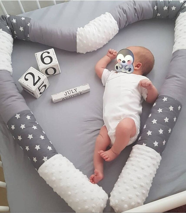 Baby Cotton Round Crib Fence