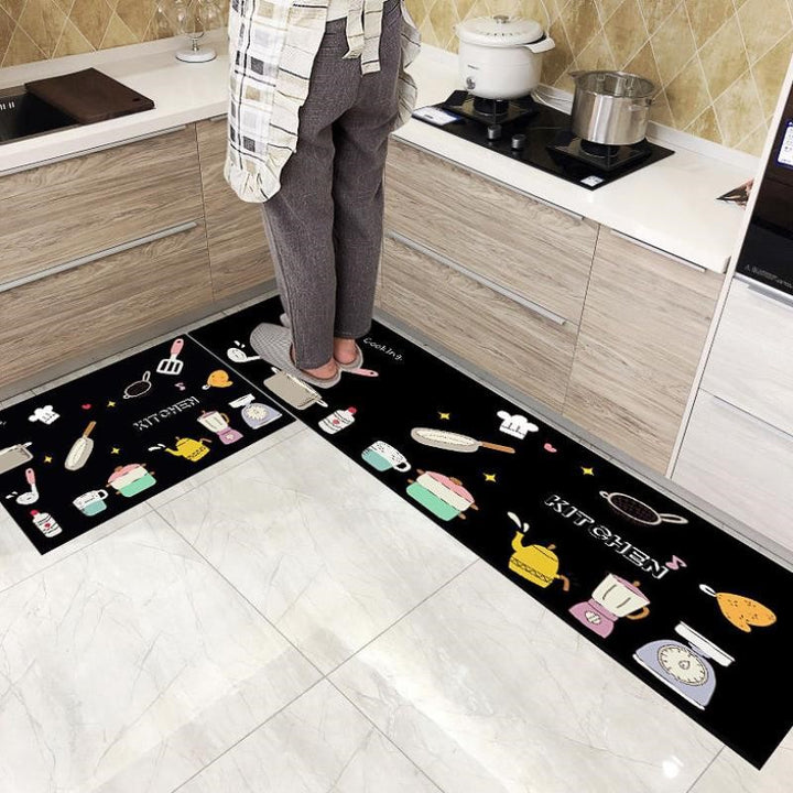 Kitchen Floor Mat Long Oil-proof Foot Mat