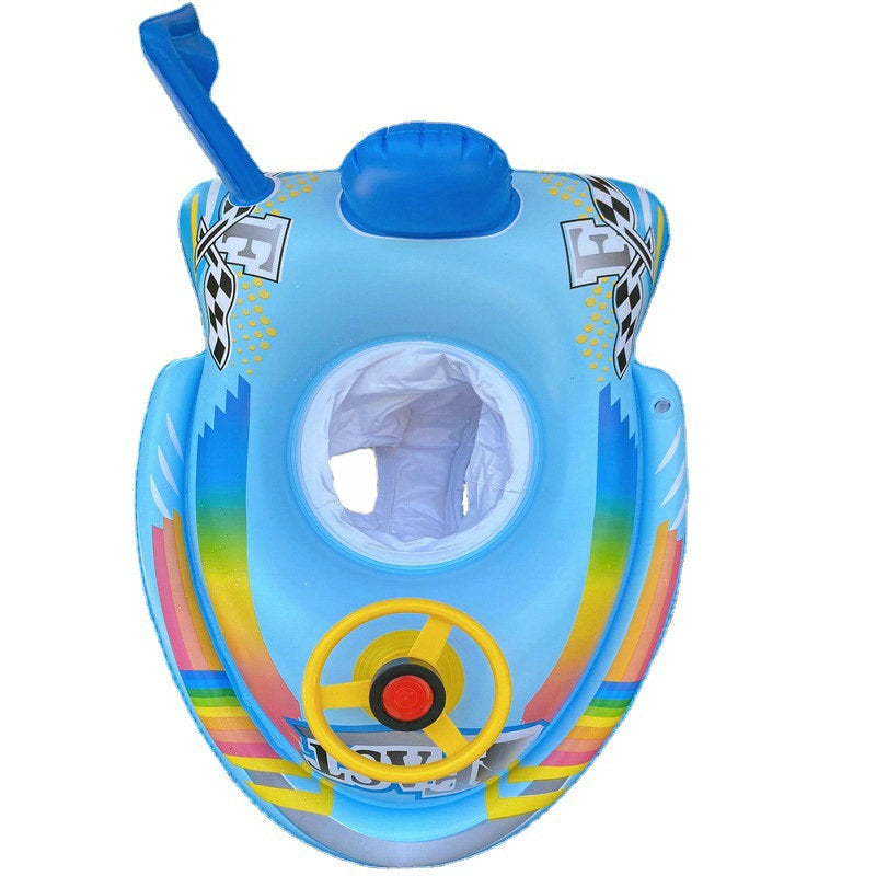 Flying Boat Motorboat Swimming Circle For Children