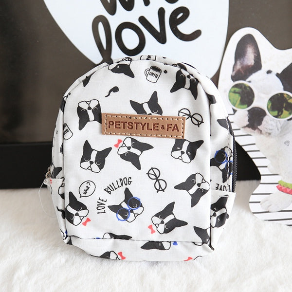 French Bulldog Face Prints Backpack