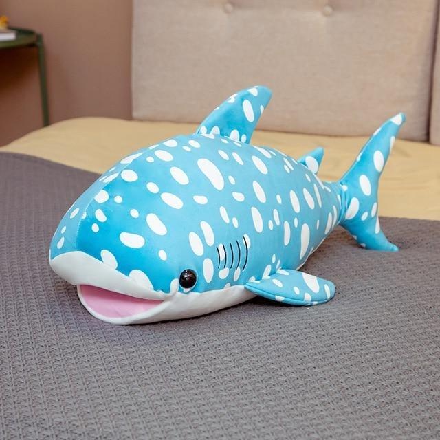 Spotted fish plush pillow