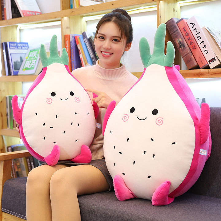 Cute dragon fruit pillow plush toy