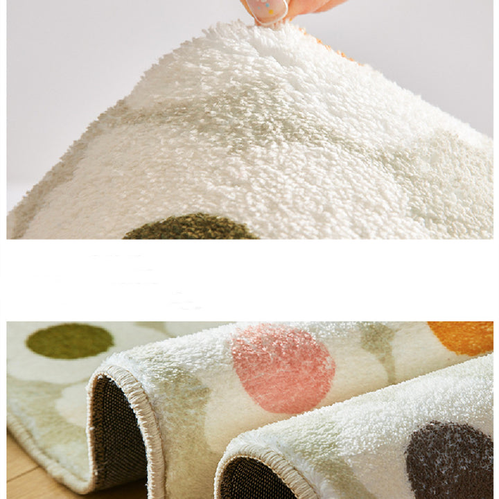 Half Round Carpet Anti-skid Foot Mat