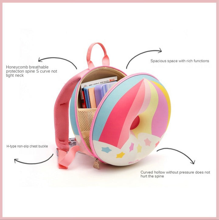 Children's Donut Shape Backpack