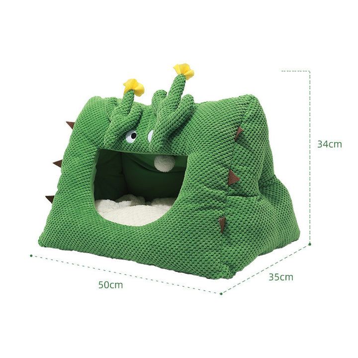Cartoon Cactus Pet Bed