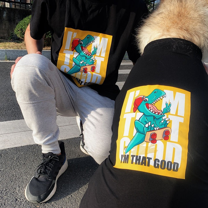 Dog/Parents Fashion “I’m That’s Good” Matching T-Shirt