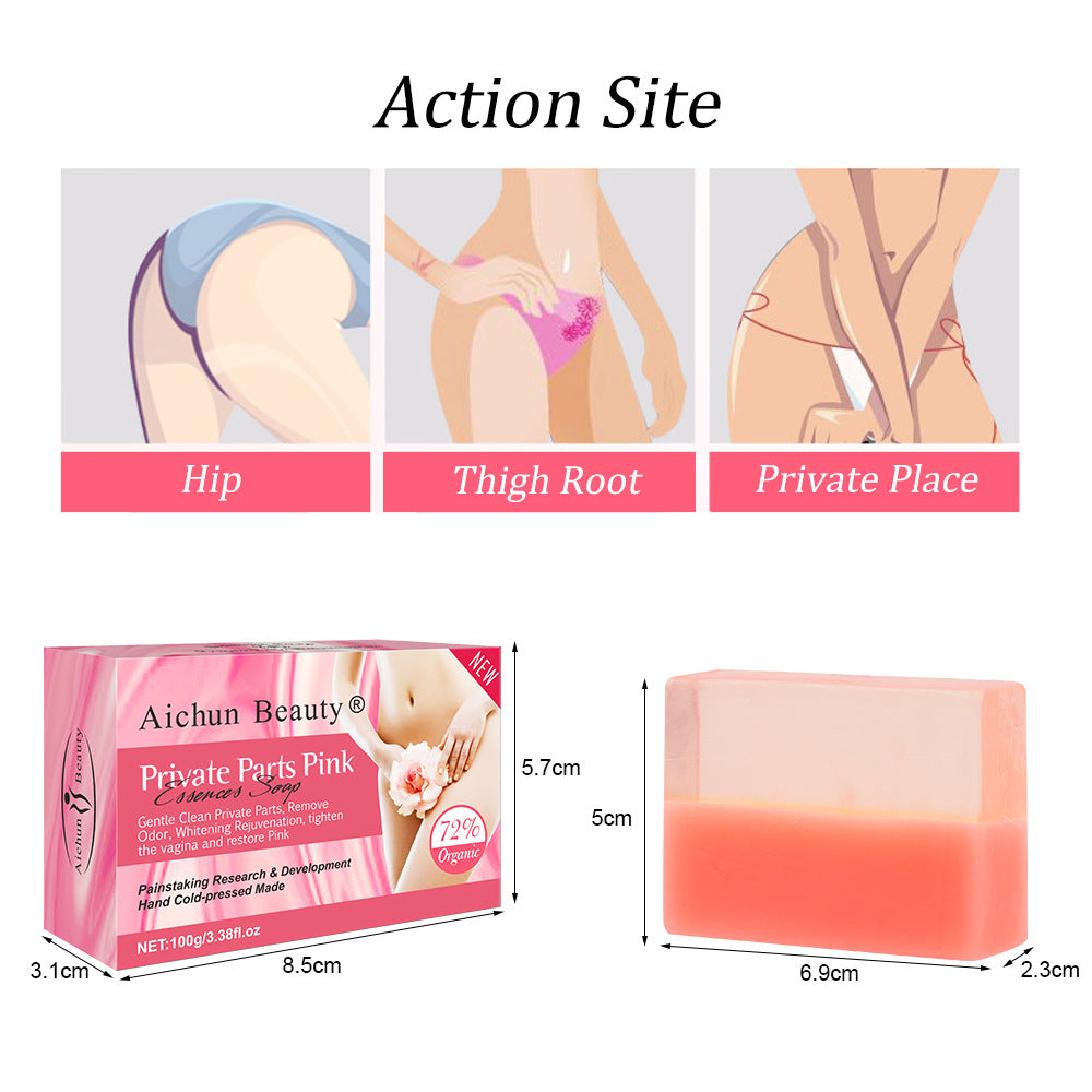 Matte Cleansing Handmade Two-color Soap Care