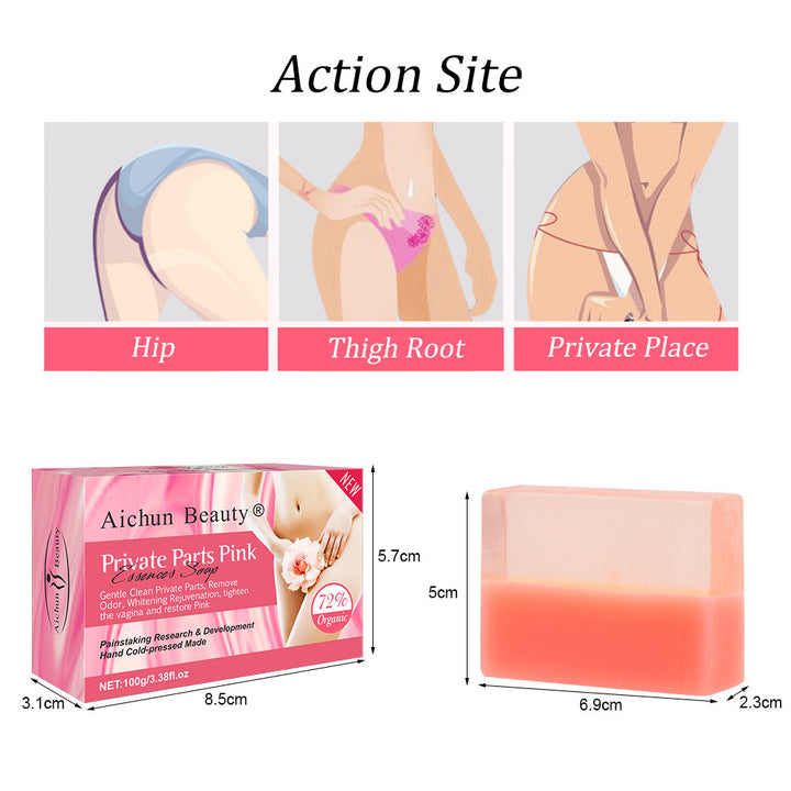 Matte Cleansing Handmade Two-color Soap Care