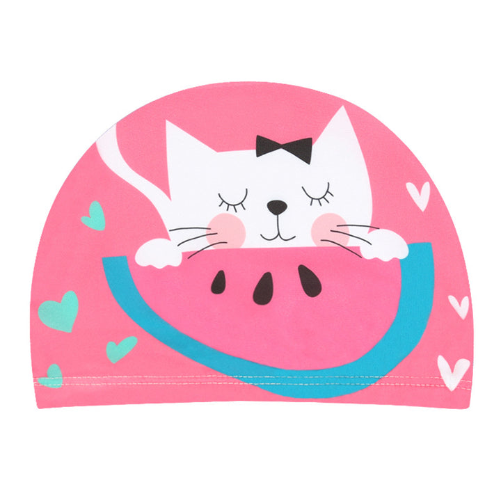 Children's Cartoon Printed Swimming Hat