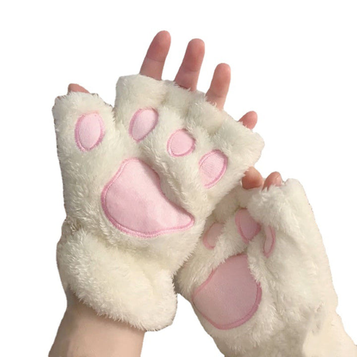 Cat's Paw Gloves Cute Girl Heart Soft Cute