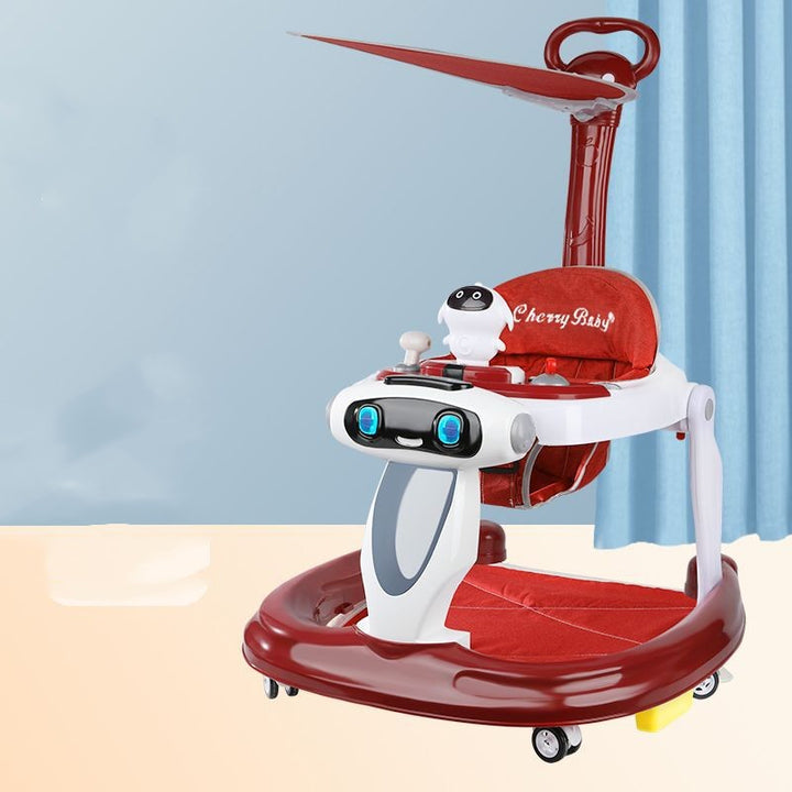 Anti-O-leg Anti-rollover Baby Walker