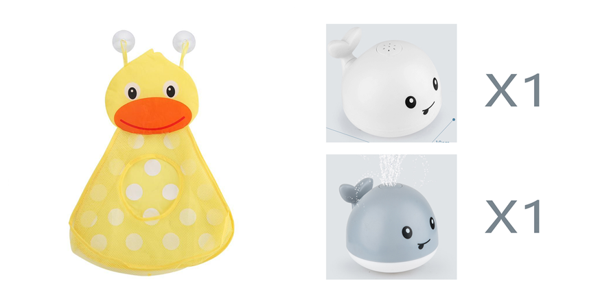 Baby Bathroom Electric Induction Whale Spray Toy