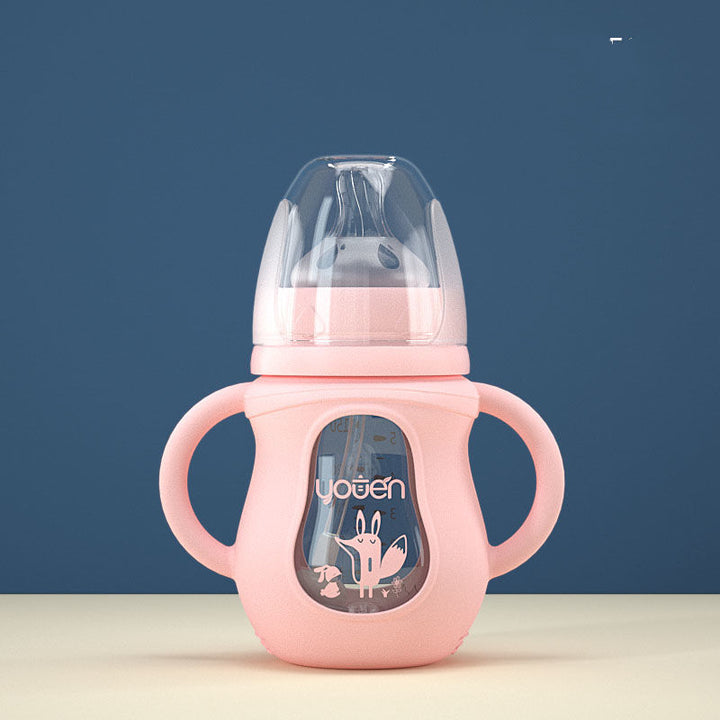 Baby Water Bottle with Silicone Straw