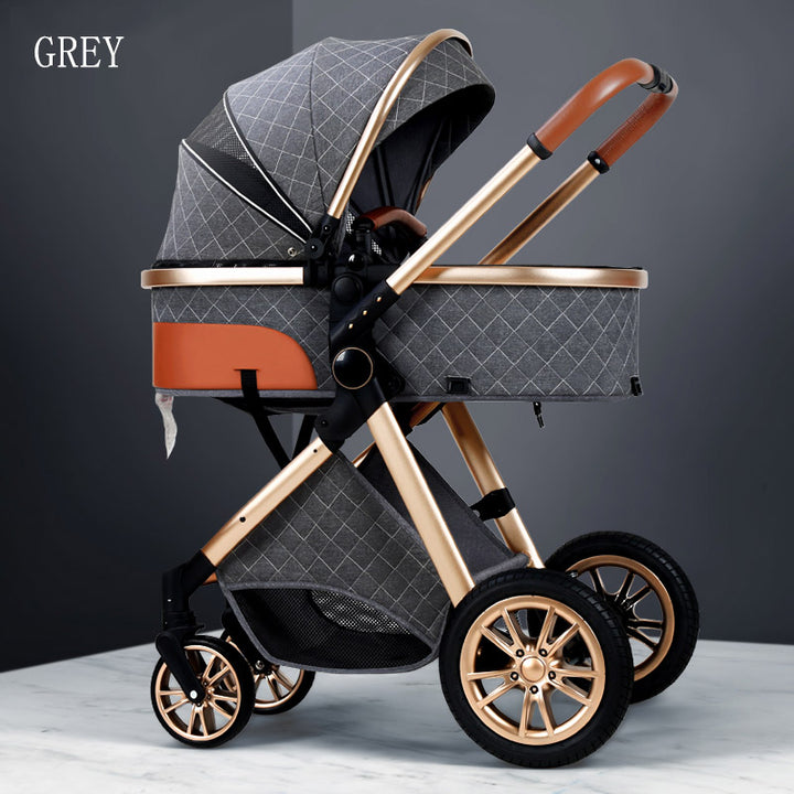 Spacious Baby Stroller Can Sit And Lie Down