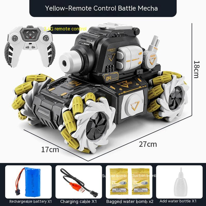 24g Remote Control Tank Children's Lighting Water Bomb Toys