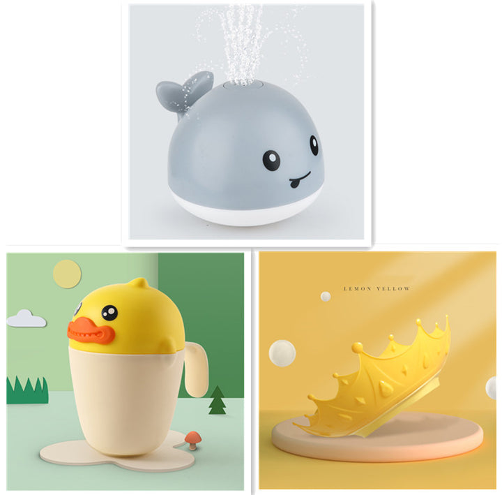 Baby Bathroom Electric Induction Whale Spray Toy