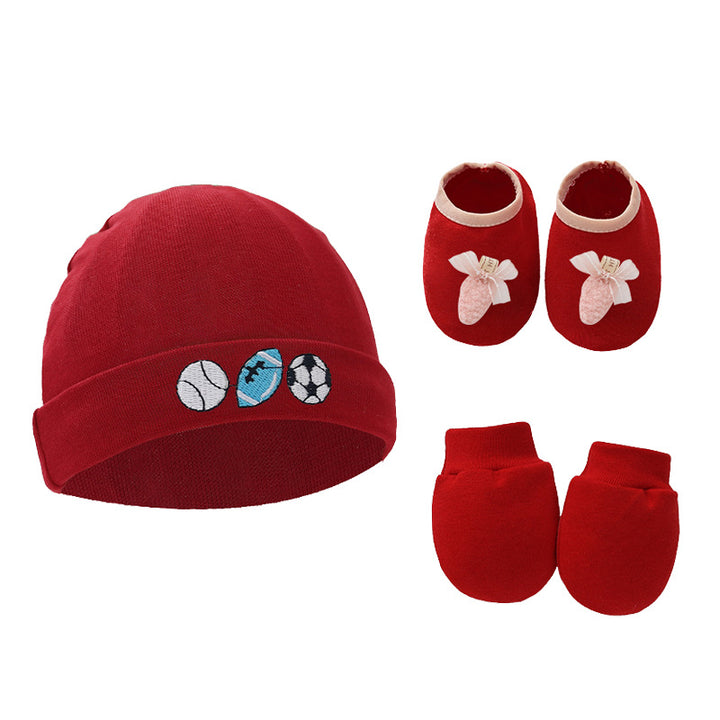 Baby Beanie with Socks Set