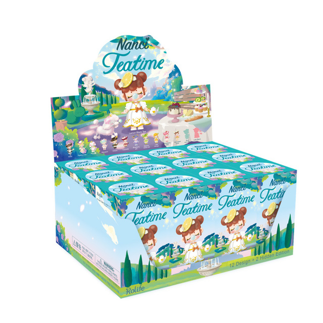 Robotime Rolife Nanci Teatime Blind Box Action Figures Doll Toys Surprise Box Lady Toys For Children Friends